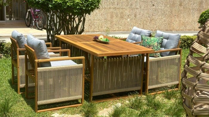 Imagine stepping into our Top Outdoor Dining Furniture set, LORENZO dining set, that embodies both elegance and contemporary charm.