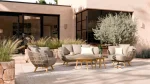 Luxury rope patio seating set